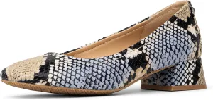 Donald Pliner Women’s RYA Pump Heel – 1.3” Block Heel Shoes for Comfort, Slip On Women’s Heels with Rubber Sole