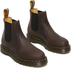 Dr. Martens Unisex 2976 Bex Chelsea Boot, Dark Brown Crazy Horse, 7 US Women