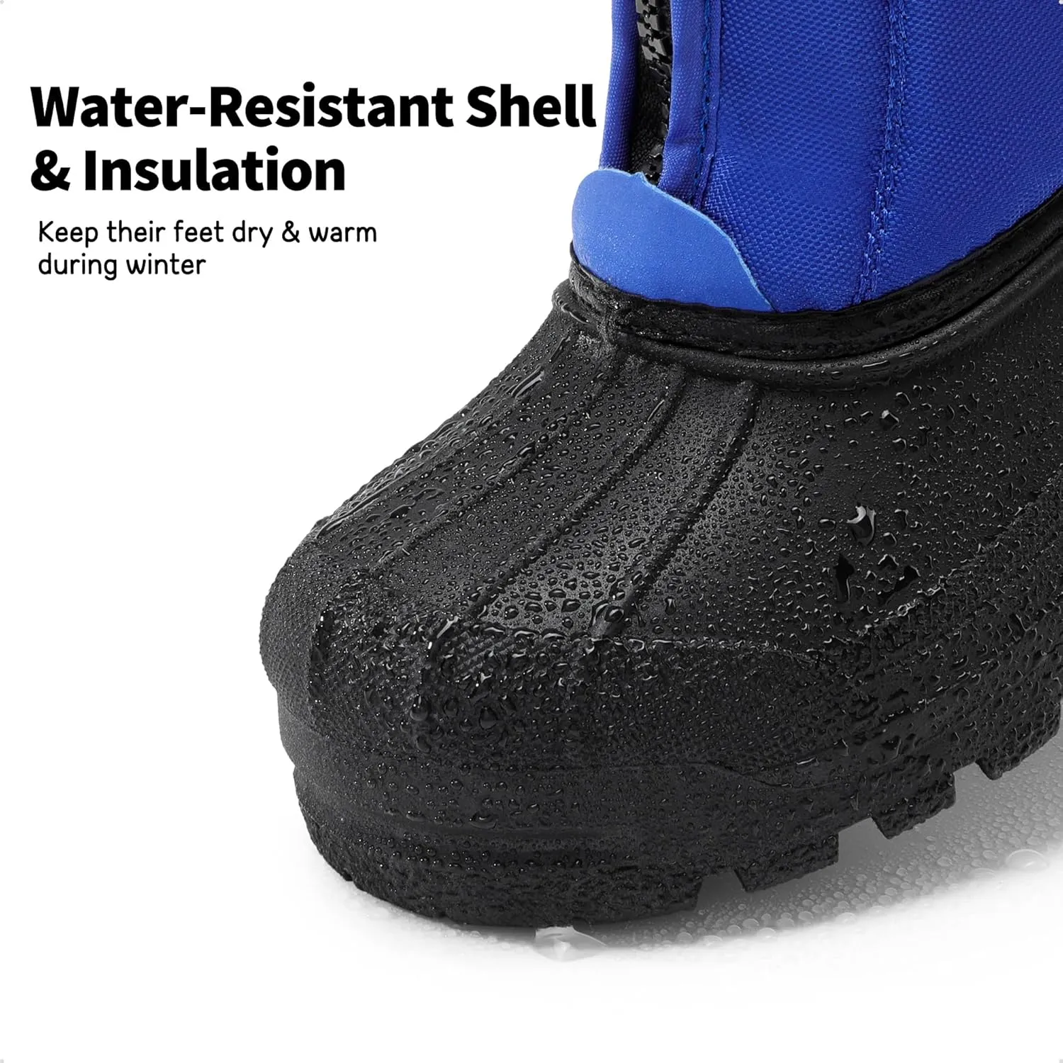 DREAM PAIRS Boys Girls Waterproof Winter Snow Boots