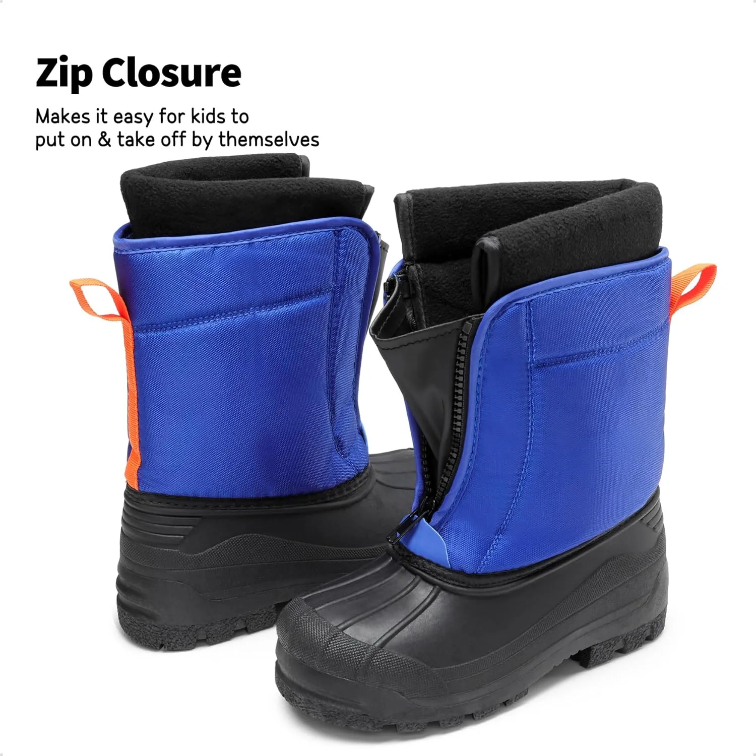DREAM PAIRS Boys Girls Waterproof Winter Snow Boots