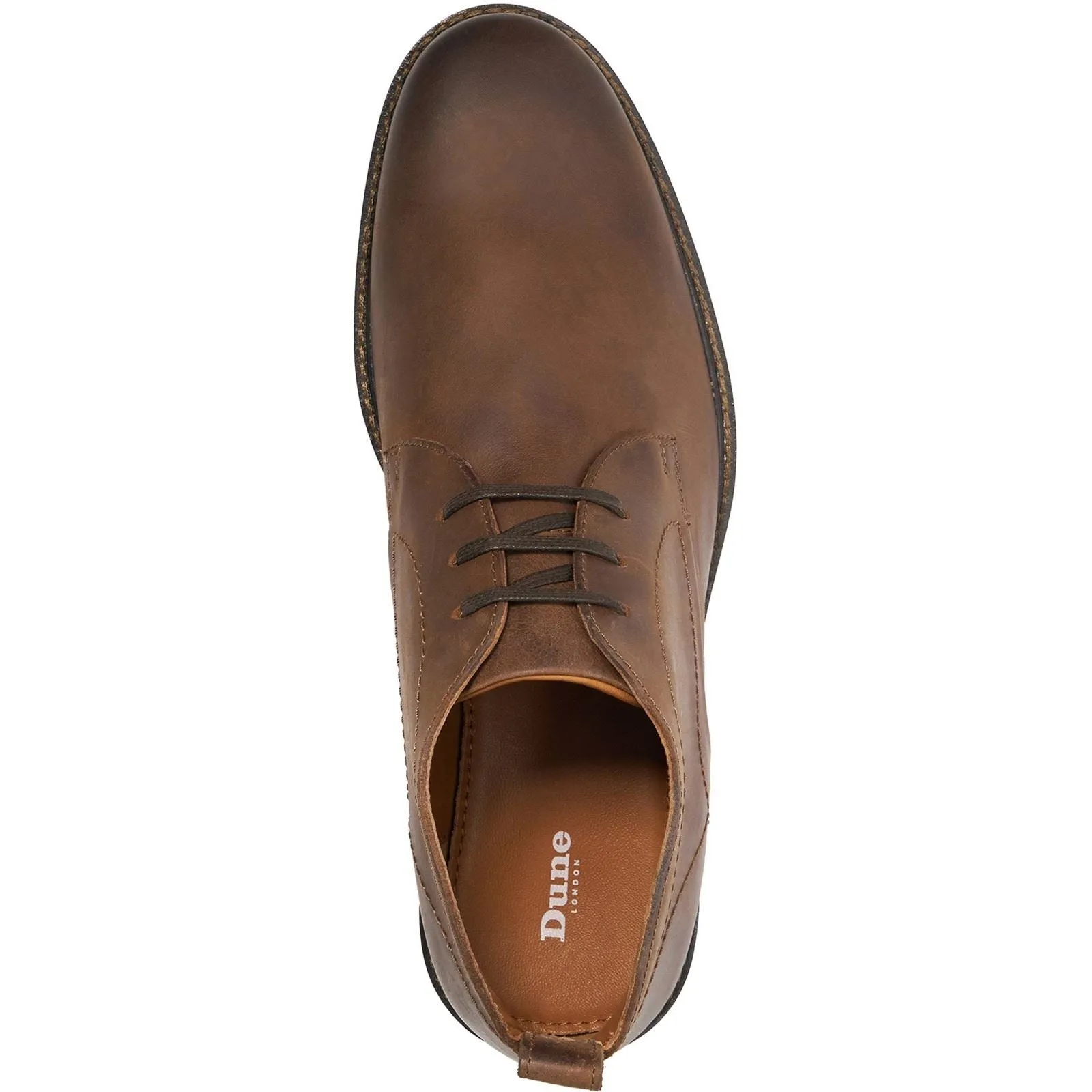 Dune Charleys Leather Men's Brown Boots