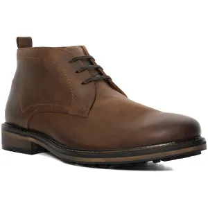 Dune Charleys Leather Men's Brown Boots