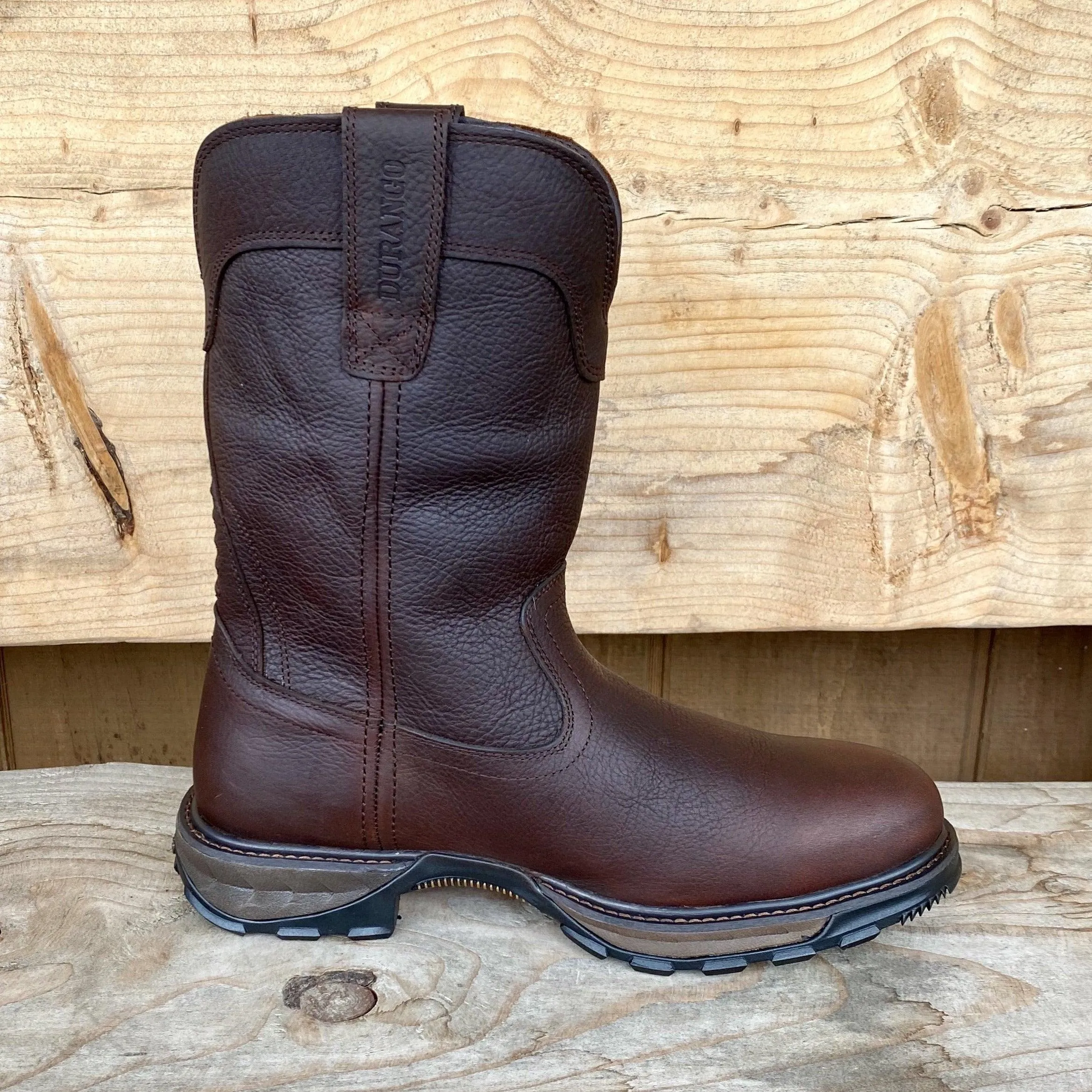 Durango Men's Maverick Dark Brown Waterproof Round Toe Work Boots DDB0332