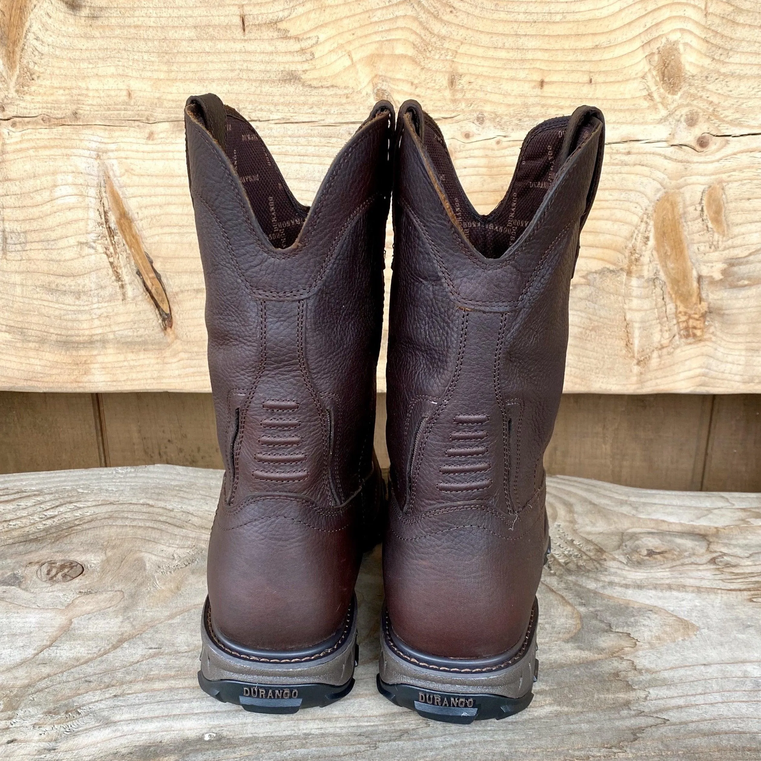 Durango Men's Maverick Dark Brown Waterproof Round Toe Work Boots DDB0332