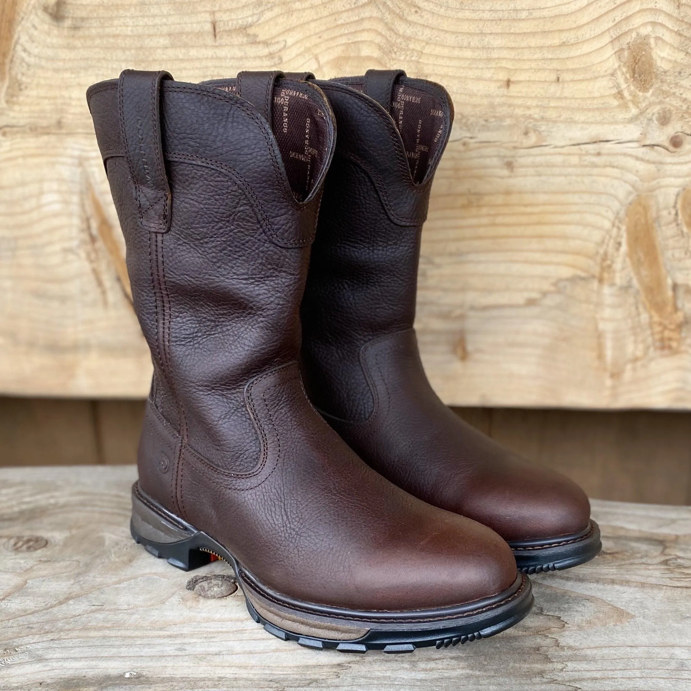 Durango Men's Maverick Dark Brown Waterproof Round Toe Work Boots DDB0332