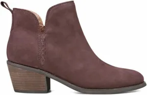 Earth Footwear, Marisole Block Heel Slip-on Casual Booties, Dark Red 600, 8.5 M