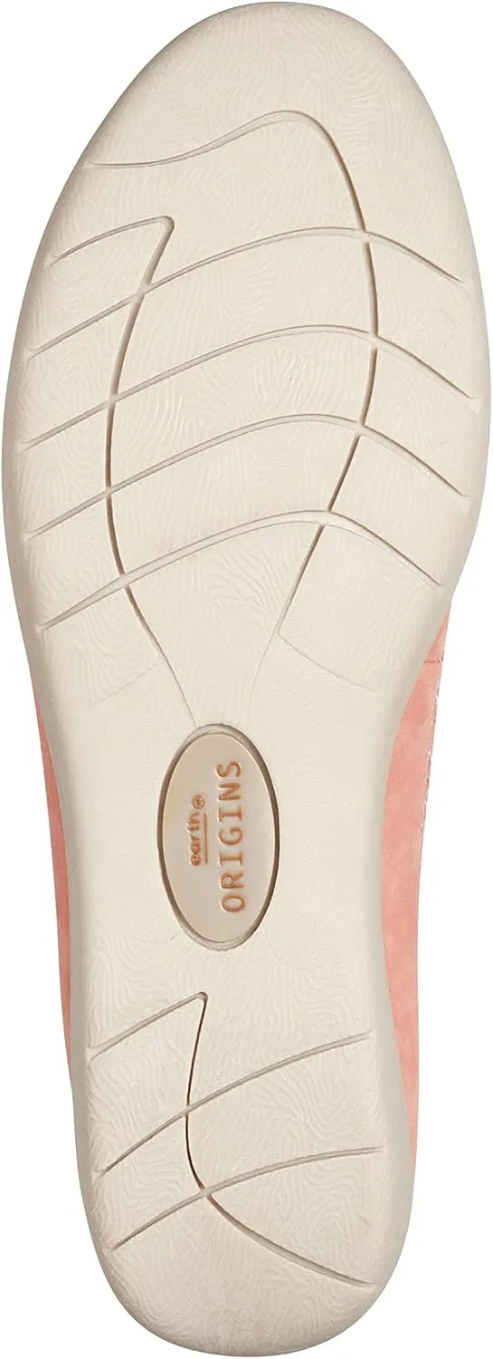 Earth Origins Women's Fable Slip-On Leather Flat for Work, Casual, Everyday