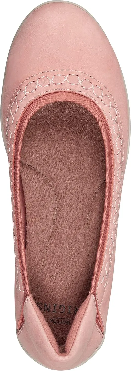 Earth Origins Women's Fable Slip-On Leather Flat for Work, Casual, Everyday
