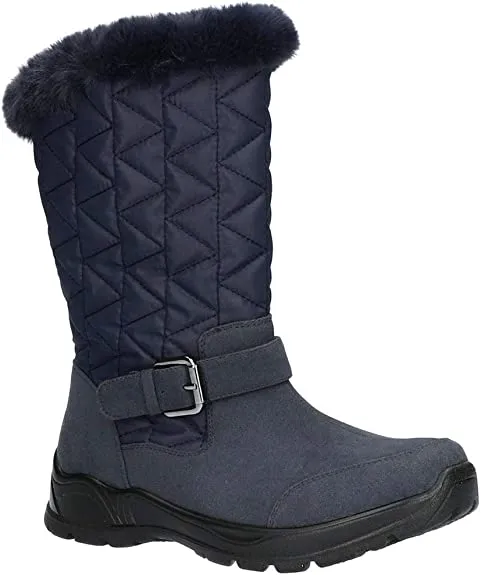 Easy Street Boulder Women's Boot 8 B(M) US Navy-Suede