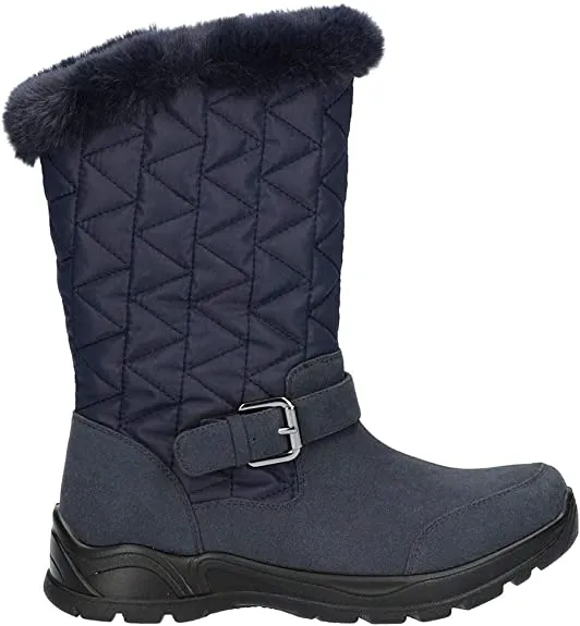 Easy Street Boulder Women's Boot 8 B(M) US Navy-Suede