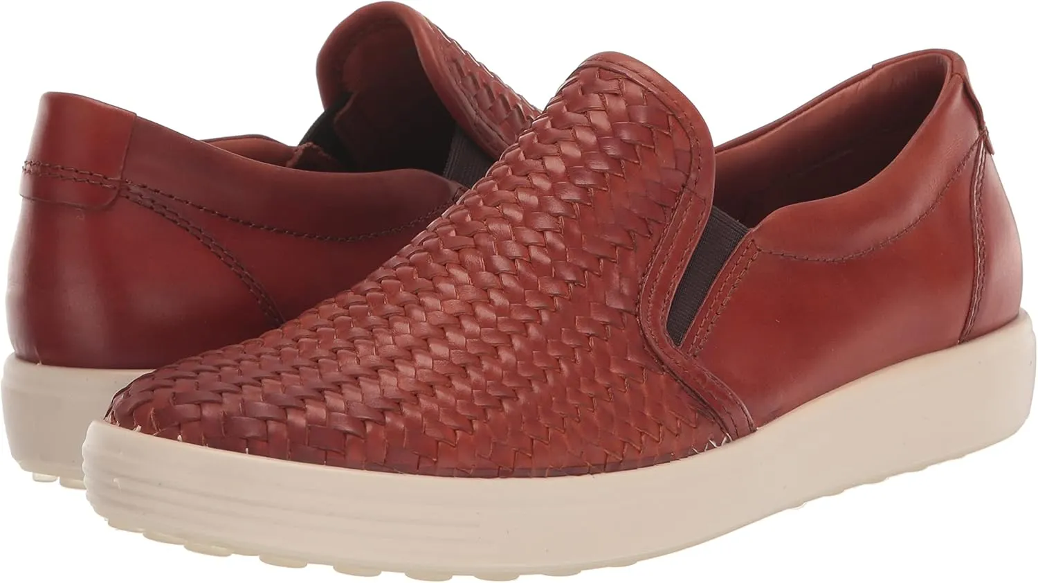 ECCO Women's Soft 7 Woven Slip on 2.0 Sneaker