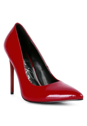 Elegant Personated Stiletto Heel Pumps