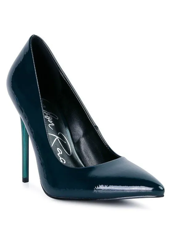 Elegant Personated Stiletto Heel Pumps