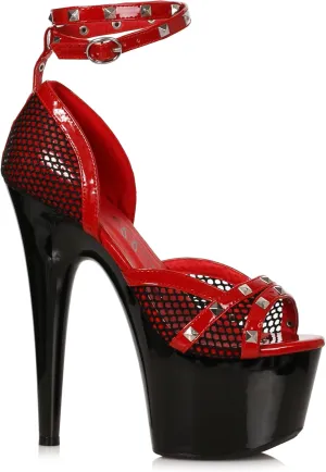 Ellie Shoes Women's 709-SLEEK-RED-9 Heeled Sandal, 9