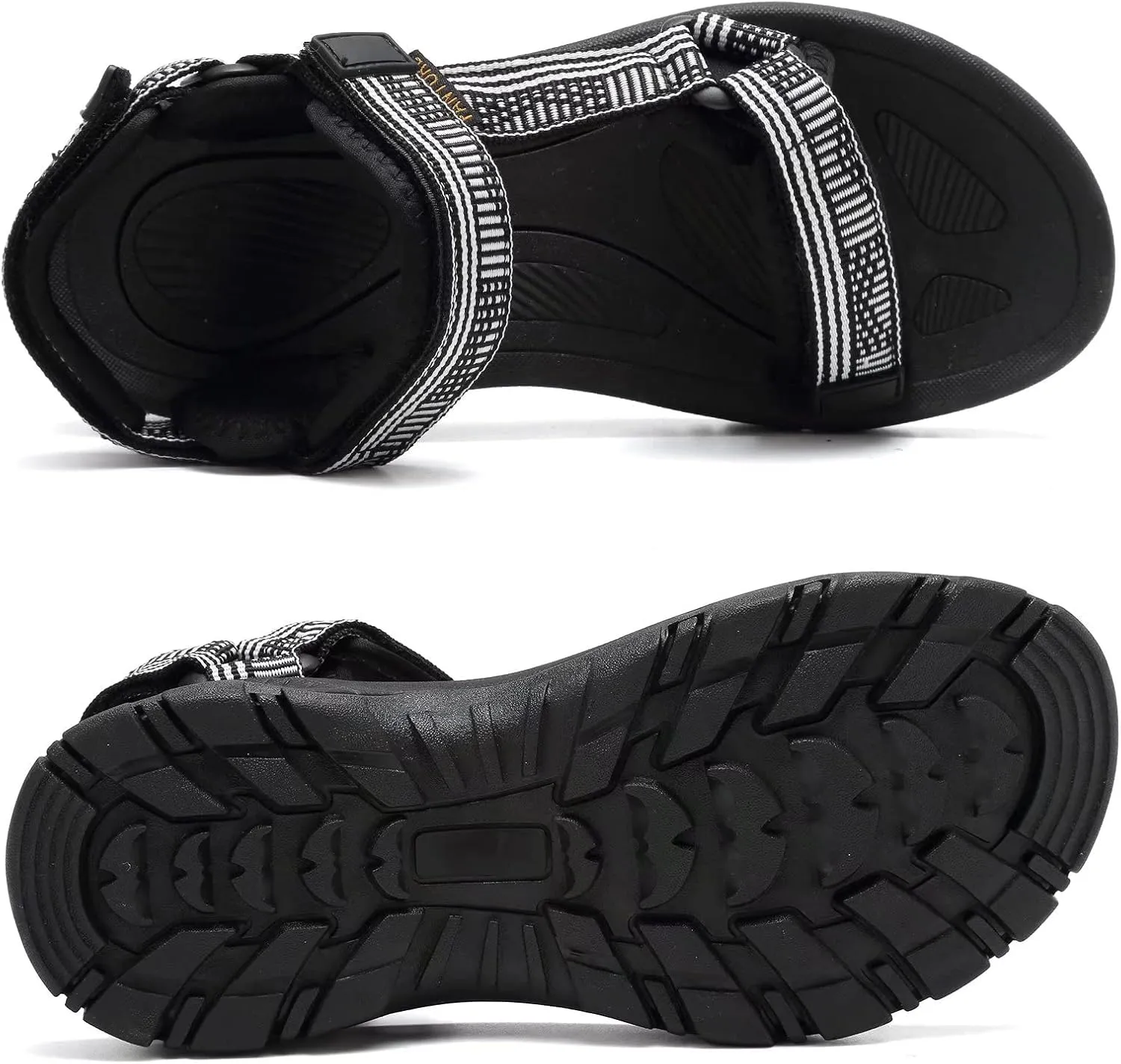 EQUICK Sport Sandals for Women, Open Toe Strap Sandal Anti-skidding Outdoor Water Sandals Comfortable Athletic Sandals for Beach
