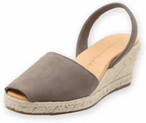 Espadrille Wedges for Women – Dressy Soft Leather Peep Toe Women’s Wedge Sandals, Casual Summer Slip on Espadrilles
