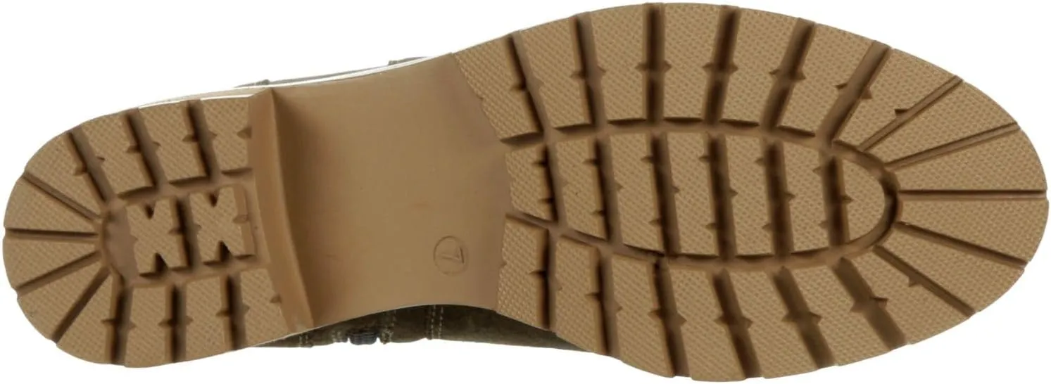 Finley - Women's Casual Slip-On Suede Lug Sole Chelsea Ankle Boots