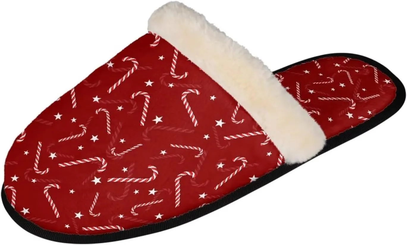 Flashideas House Slippers for Woman Fuzzy Keep Warm for Winter Indoor Soft Cushion Non-slip Fluffy Slides Slippers