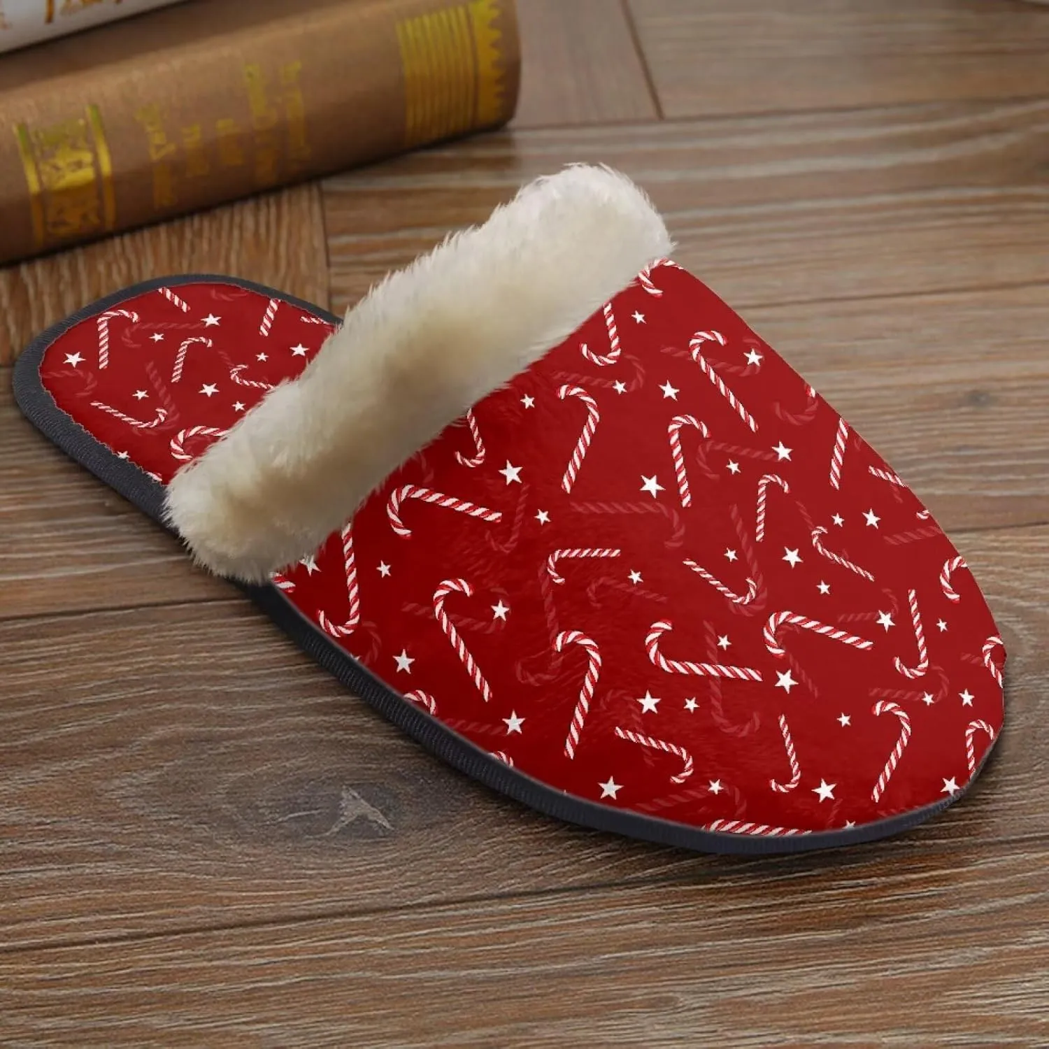 Flashideas House Slippers for Woman Fuzzy Keep Warm for Winter Indoor Soft Cushion Non-slip Fluffy Slides Slippers