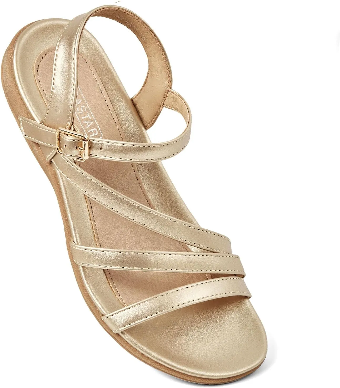 Flat Sandals for Women Dressy - Comfortable Walking Summer Womens Sandal