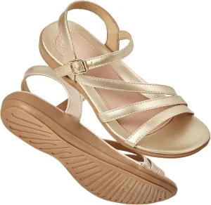 Flat Sandals for Women Dressy - Comfortable Walking Summer Womens Sandal