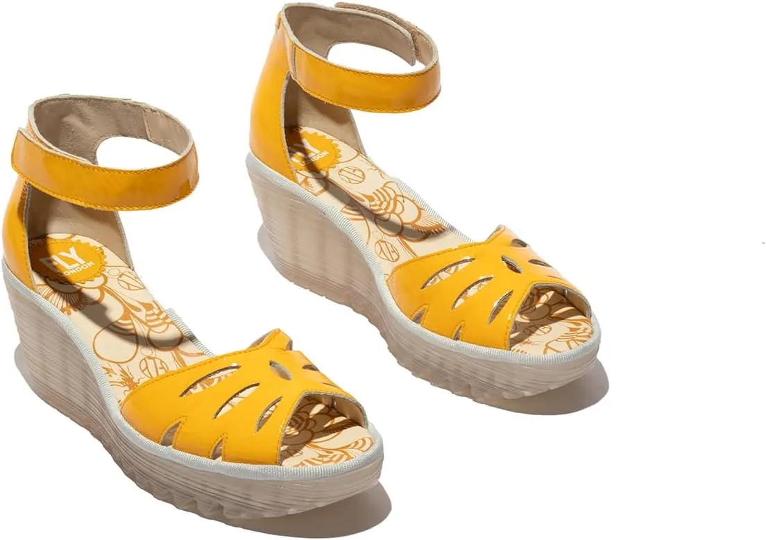 FLY London Women's Yelu454fly Wedge Sandal