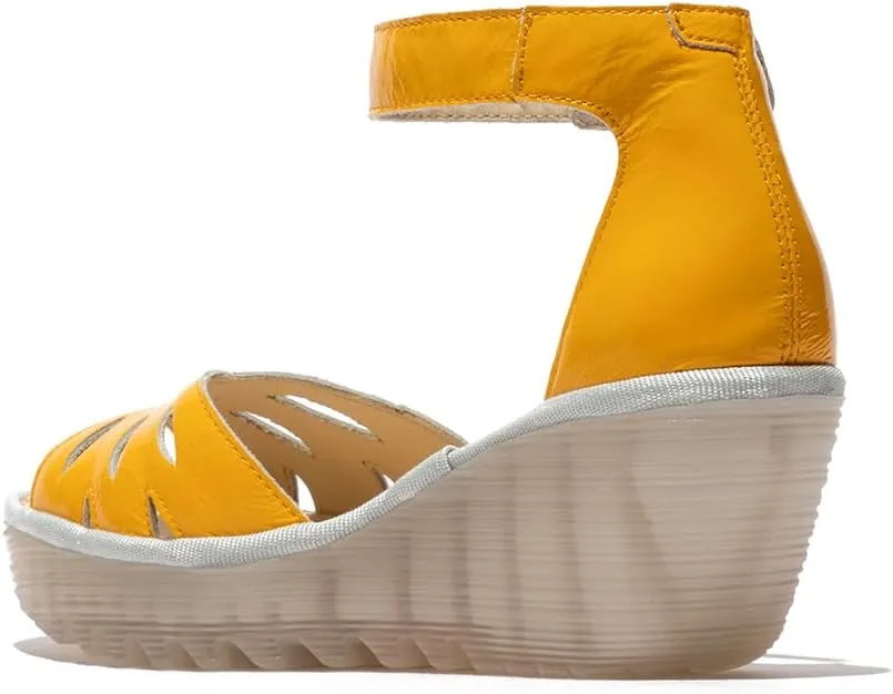 FLY London Women's Yelu454fly Wedge Sandal