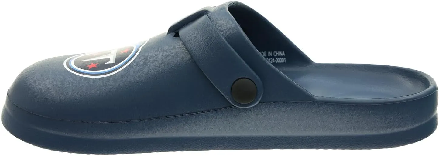 FOCO Open Back Buckle Clog – Comfortable Slip-On Sandals for NFL Fans, Officially Licensed Team Footwear