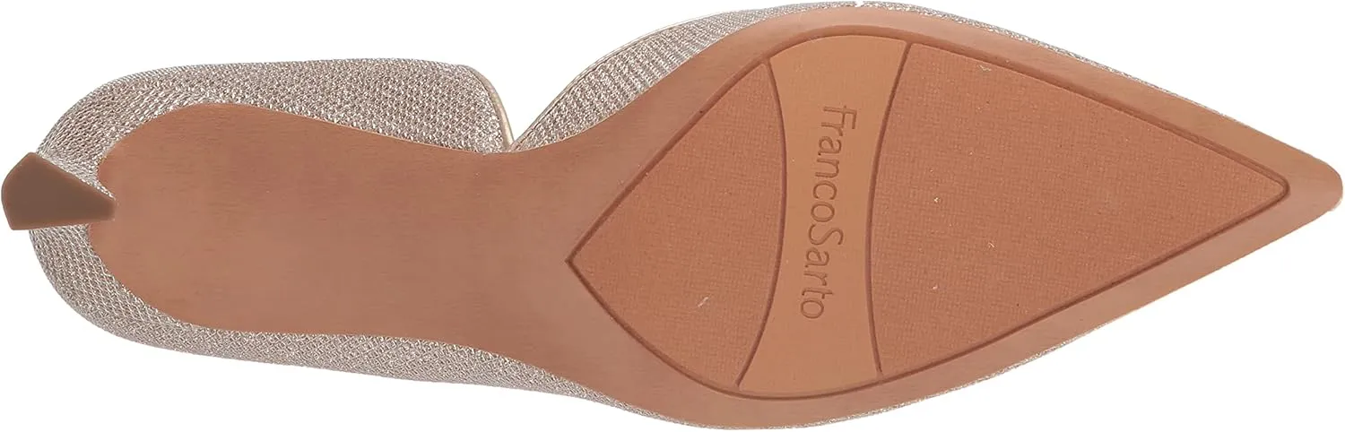 Franco Sarto Women's Tana Pointed Toe D'Orsay Mid Heel Pump