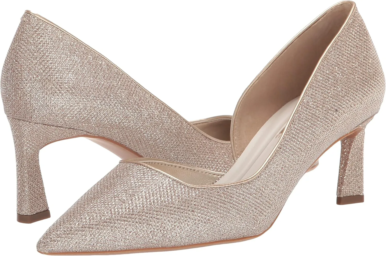 Franco Sarto Women's Tana Pointed Toe D'Orsay Mid Heel Pump