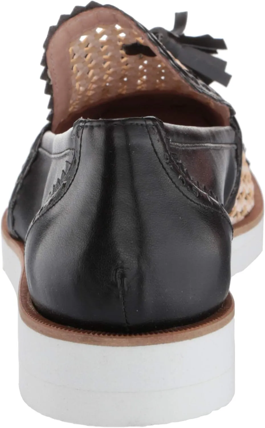 French Sole FS/NY Women's Woven Smoking Slipper Loafer Flat