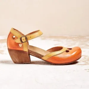 Fria | Comfortable Low-heeled Sandals