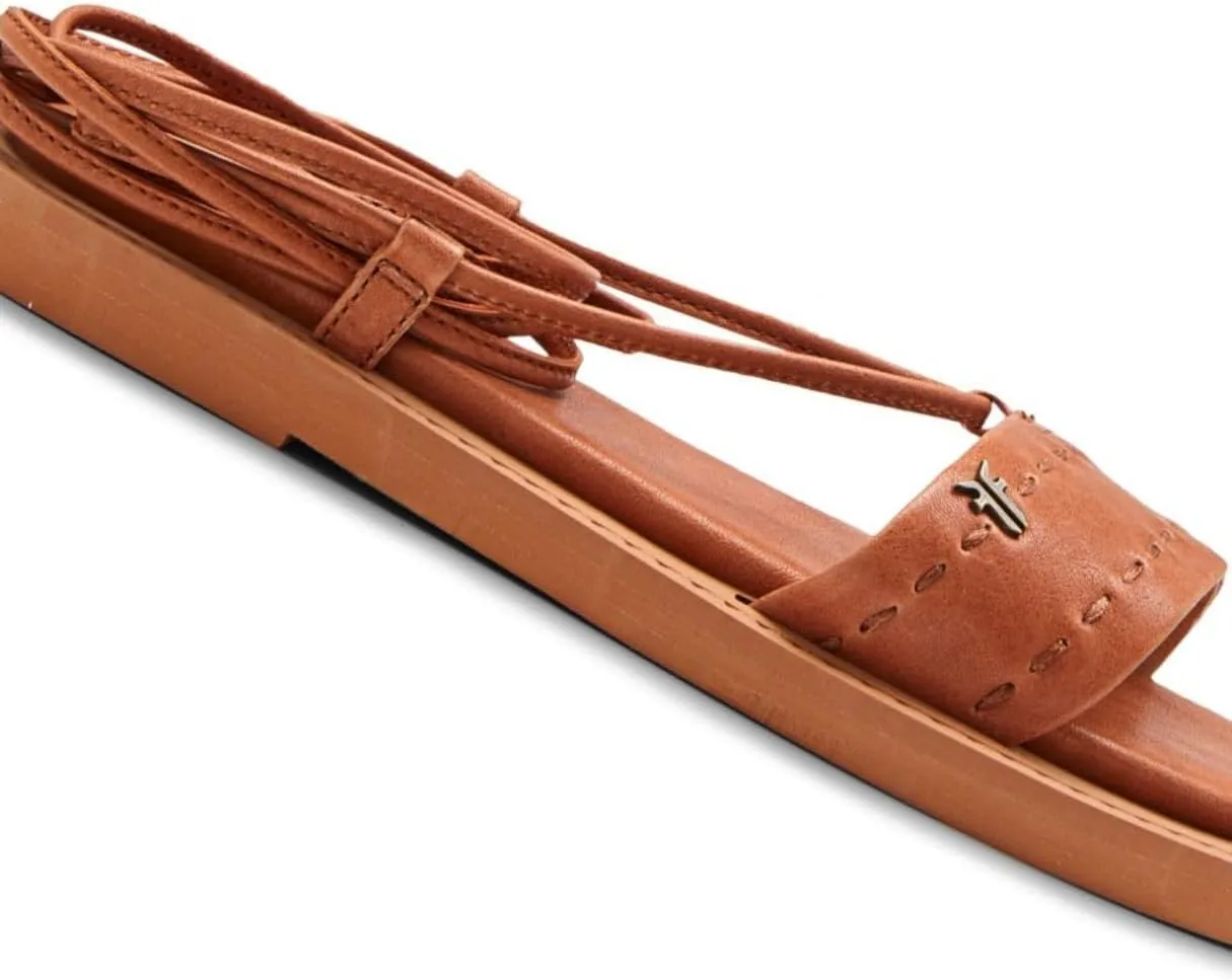 Frye Faye Ankle Tie Sandal for Women, Stylish and Comfortable Leather Design, Elegant Footwear