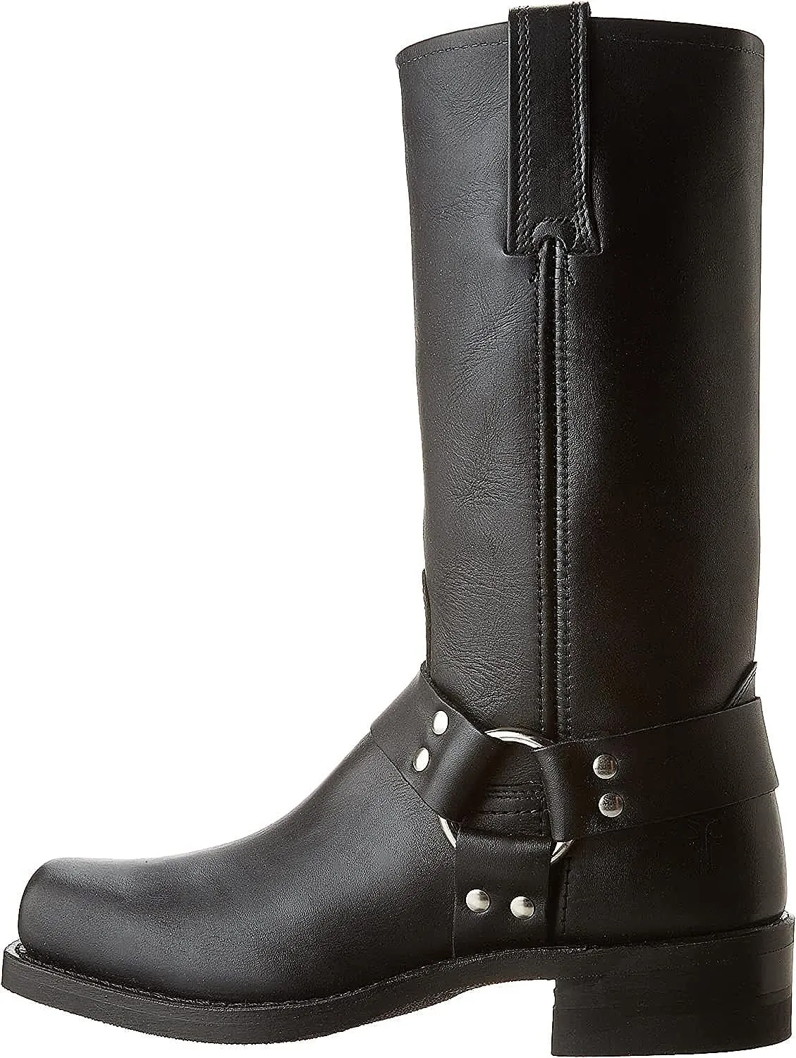 Frye Harness 12R Boots for Men with Oiled-Leather Upper, Goodyear Welt Construction, Stacked Leather Heel, and Nickel Hardware – 12” Shaft Height