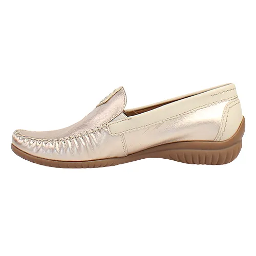 Gabor Ladies Moccasins  - 66.090.82 - Gold