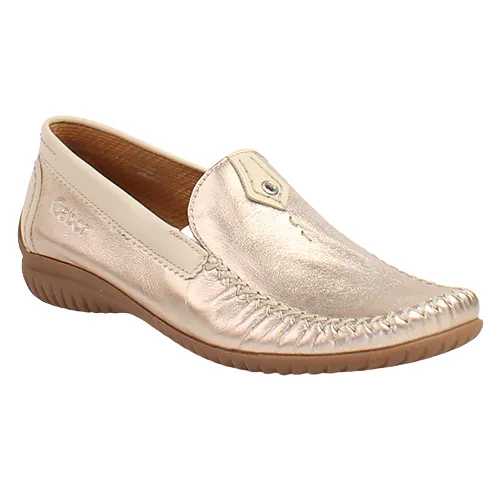 Gabor Ladies Moccasins  - 66.090.82 - Gold