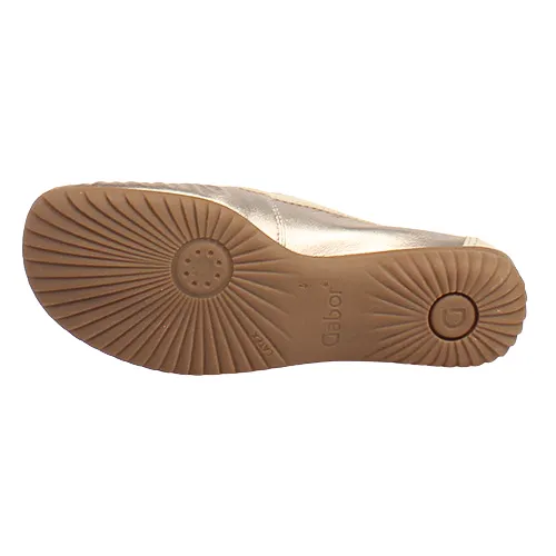 Gabor Ladies Moccasins  - 66.090.82 - Gold