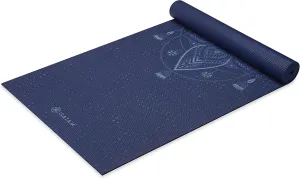 Gaiam Yoga Mat - Premium 6mm Print Extra Thick Non Slip Exercise & Fitness Mat for All Types of Yoga, Pilates & Floor Workouts (68"L x 24"W x 6mm Thick)