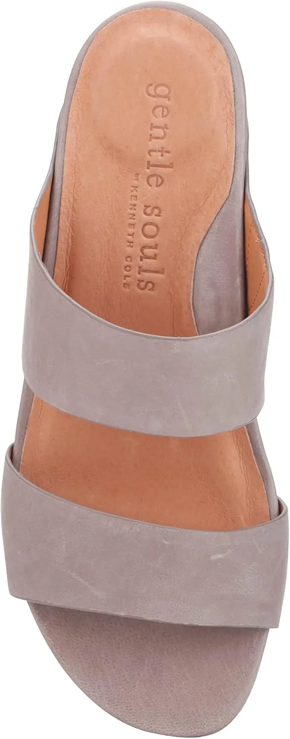 Gentle Souls by Kenneth Cole Women's Gisele Two Strap Heeled Sandal