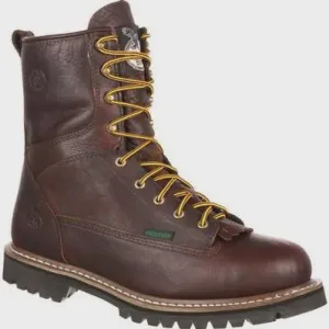 *Georgia Boot 8" Low Heel Logger