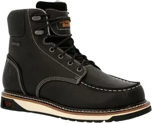 Georgia Boot Men's Brown Amp Lt Wedge Waterproof BRN 6" Work