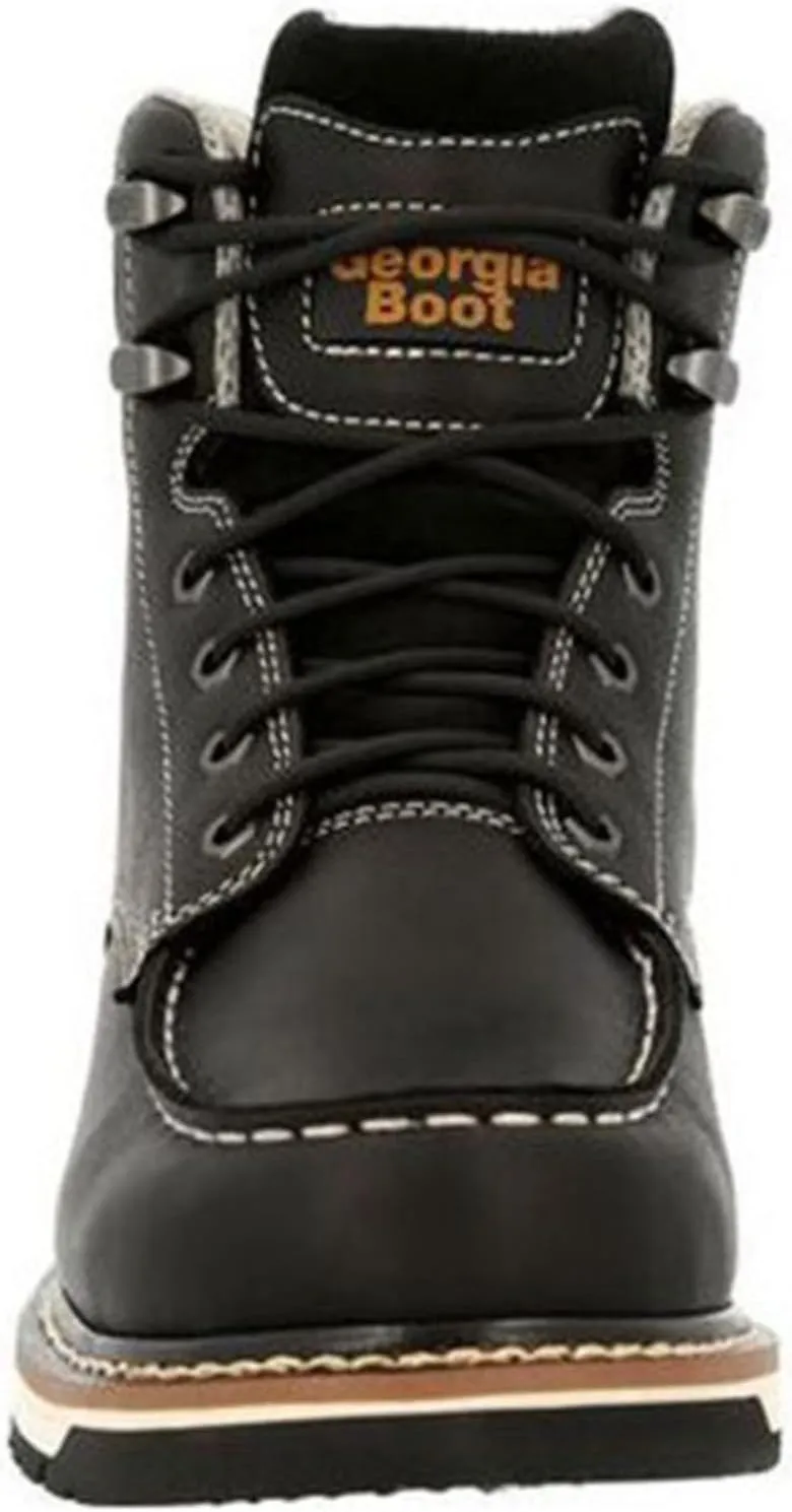 Georgia Boot Men's Brown Amp Lt Wedge Waterproof BRN 6" Work
