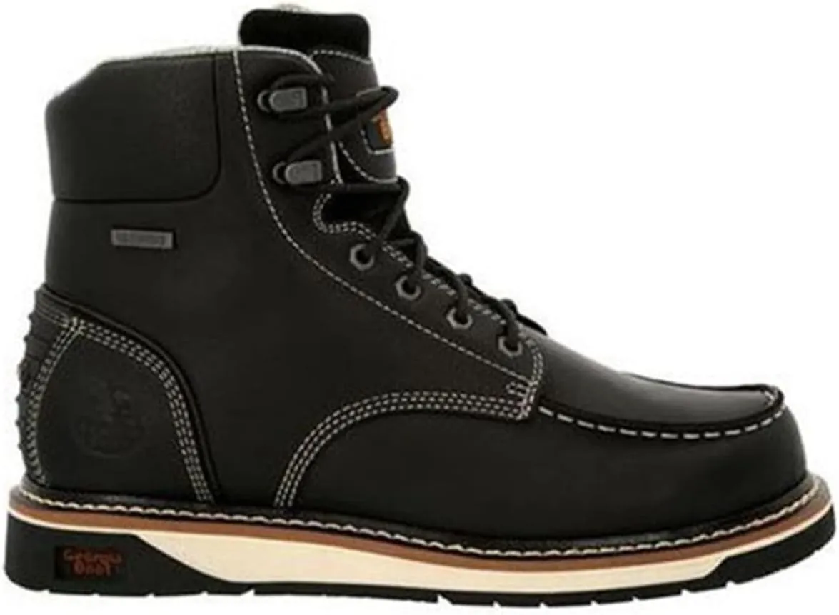 Georgia Boot Men's Brown Amp Lt Wedge Waterproof BRN 6" Work
