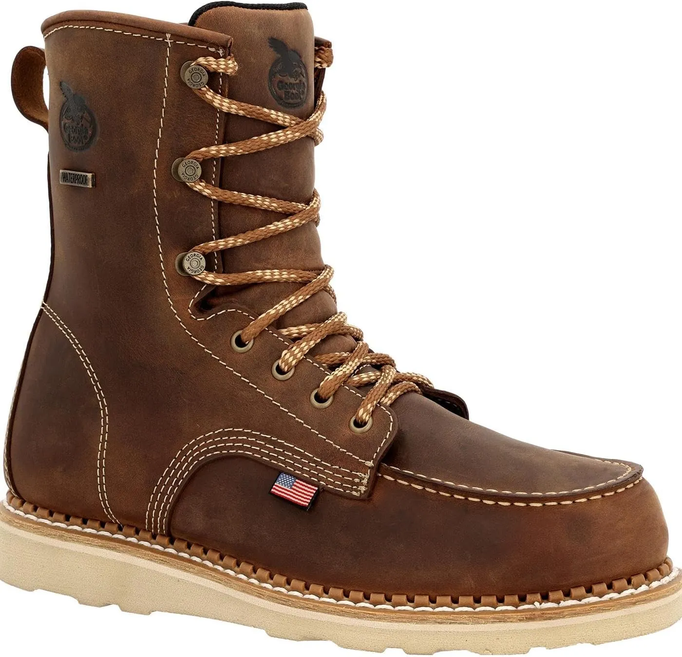 Georgia Boot Wedge Waterproof Work Boot Size 11(M)