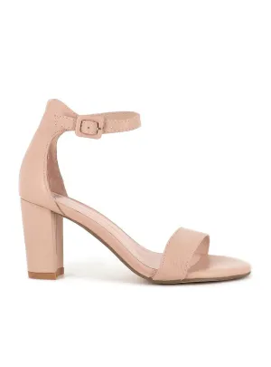 Gessie Blush-Natural Heel