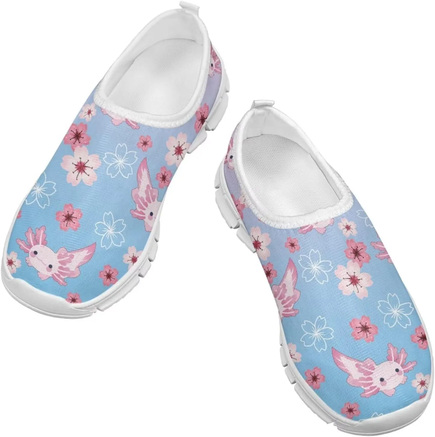 Girls Kids Slip On Sneakers Big Kids Casual Gym Tennis Shoes Soft Sole