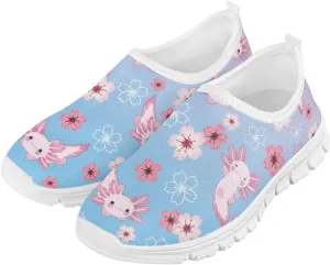 Girls Kids Slip On Sneakers Big Kids Casual Gym Tennis Shoes Soft Sole
