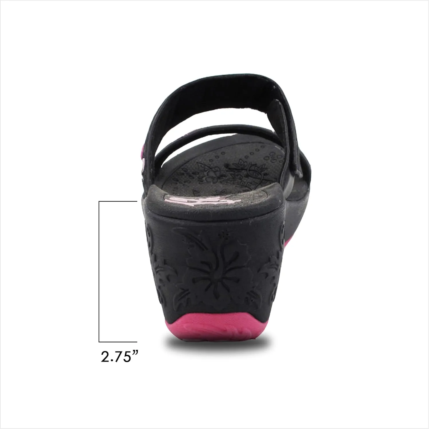 Gold Pigeon Shoes Comfortable Wedge Sandals, Women's Platform Sandals Casual Summer Beach, Heeled Wedges 2.75"