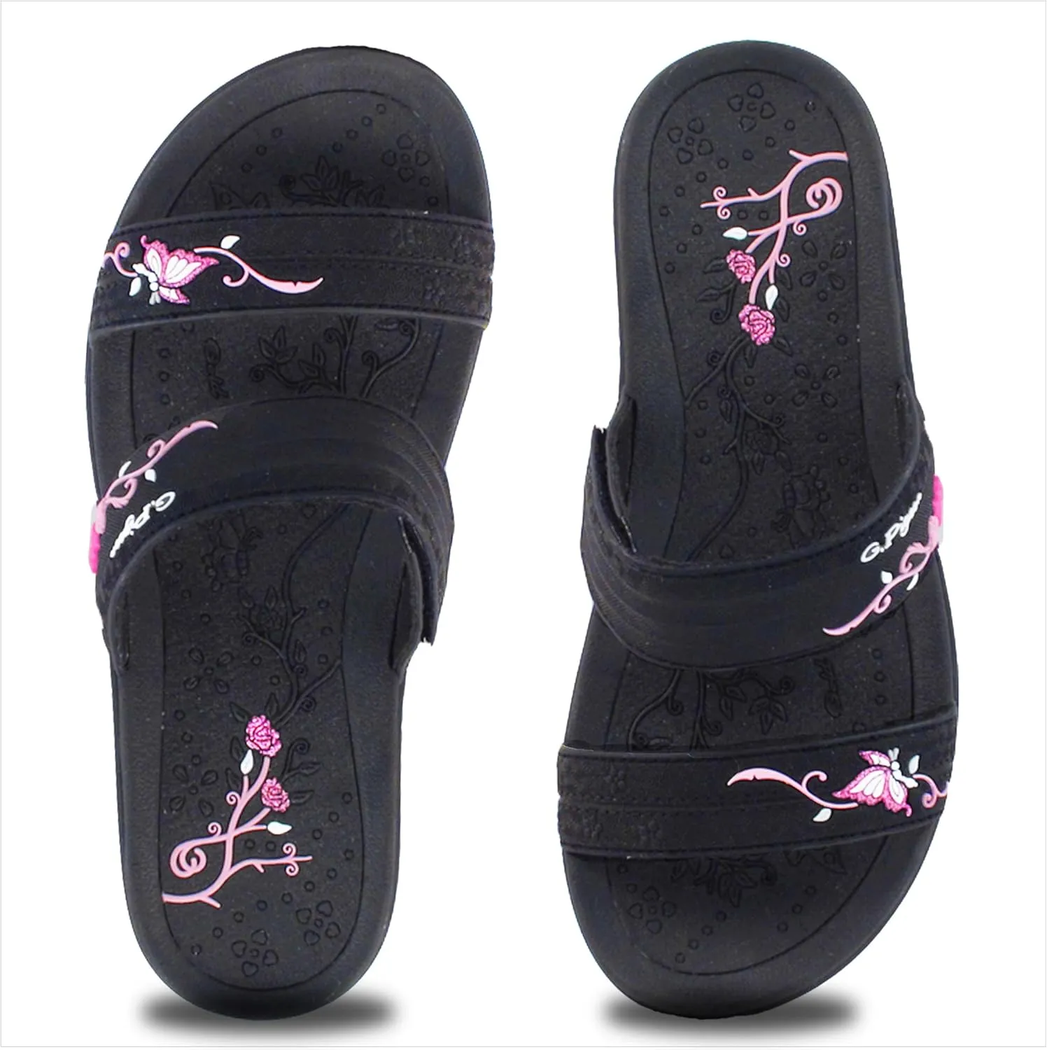 Gold Pigeon Shoes Comfortable Wedge Sandals, Women's Platform Sandals Casual Summer Beach, Heeled Wedges 2.75"