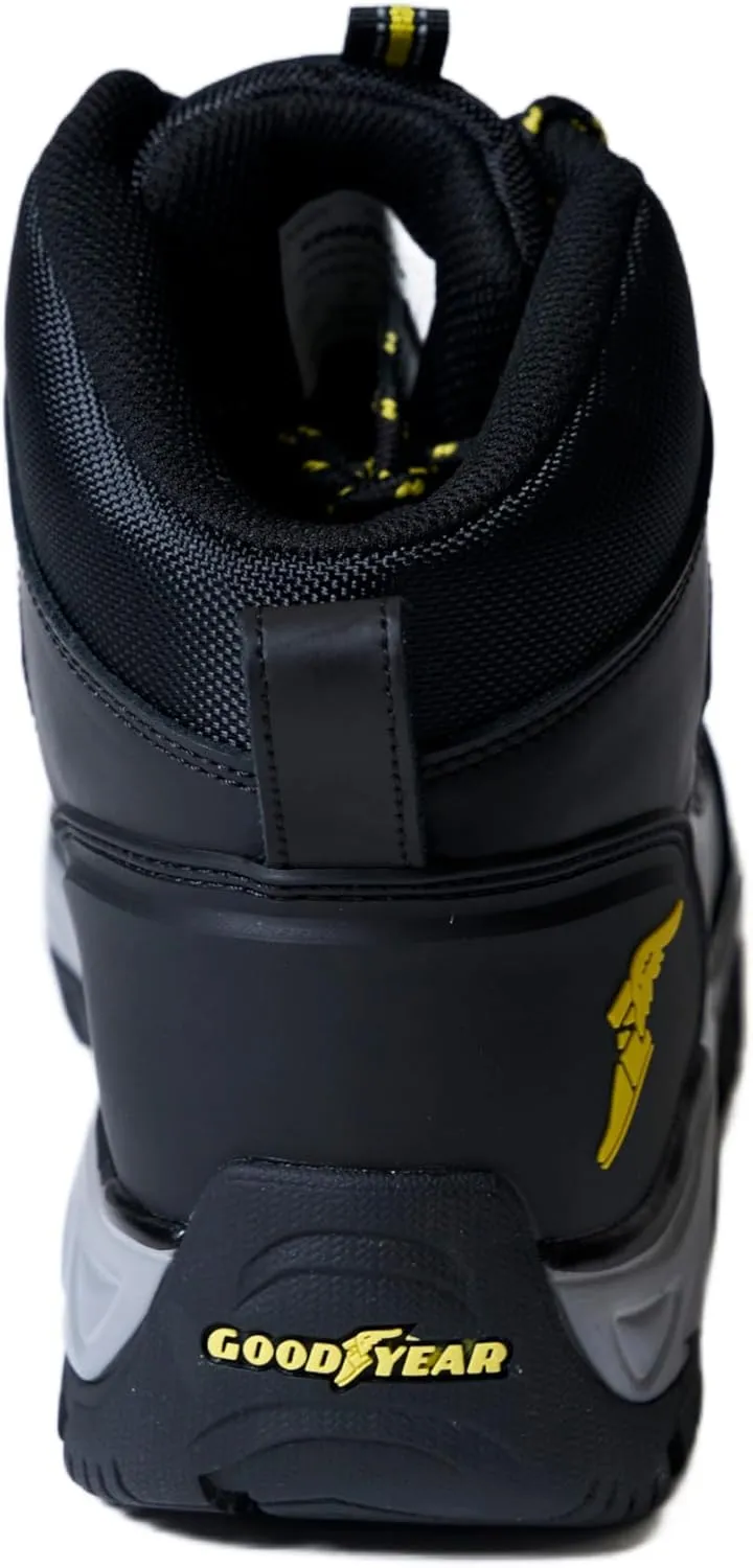 Goodyear Barrett Mens Boot -Steel Toe Work Boots for Men with Rugged Comfort & Protection